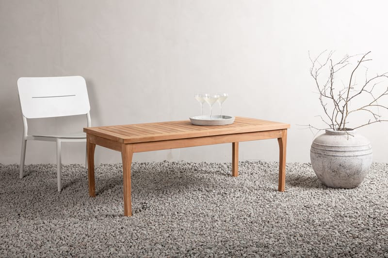 Kenya Sofabord 120 cm - Beige - Hagemøbler & utemiljø - Hagebord - Loungebord & Sofabord utendørs