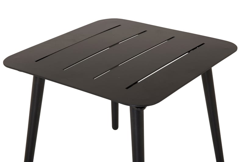 Lina Sidebord 40 cm Svart - Venture Home - Hagemøbler & utemiljø - Hagebord - Loungebord & Sofabord utendørs