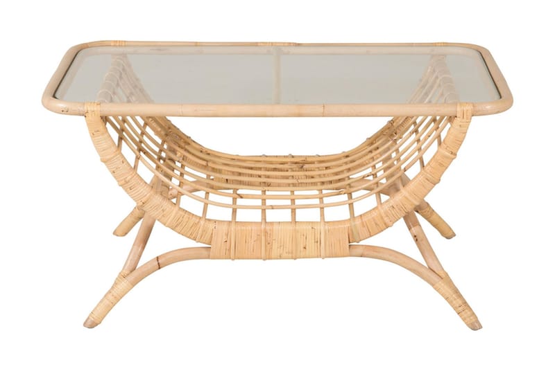 Moana Cafébord 95 cm - Tre/natur - Hagemøbler & utemiljø - Hagebord - Loungebord & Sofabord utendørs