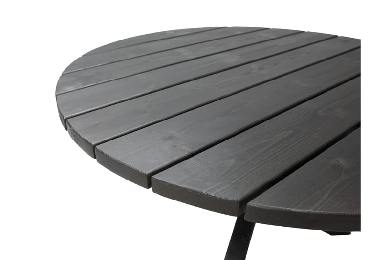 Spisebord Scottsdale Rundt 112 cm - Kaffesvart - Hagemøbler & utemiljø - Hagebord - Spisebord ute