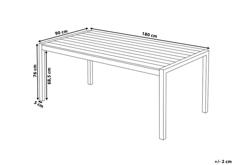 Spisebord Pereta 180 cm - Brun - Hagemøbler & utemiljø - Hagebord - Spisebord ute