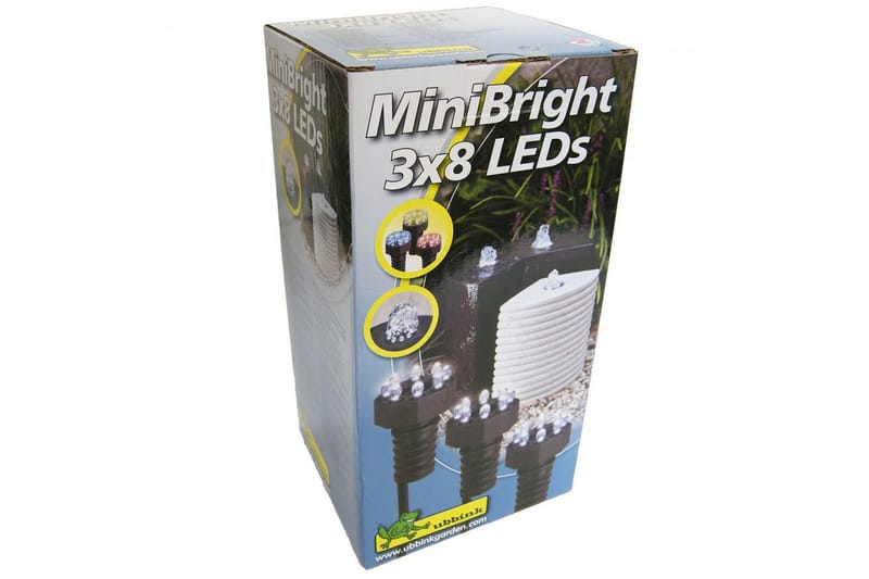 Ubbink Undervannslampe MiniBright 3x8 LED 1354019 - Hagemøbler & utemiljø - Hagedekorasjon & utemiljø - Dam & fontene