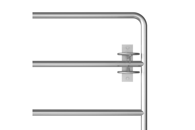 5 Jordeport stål (150-300)x90 cm sølv - Silver - Hagemøbler & utemiljø - Hagedekorasjon & utemiljø - Gjerder & Grinder