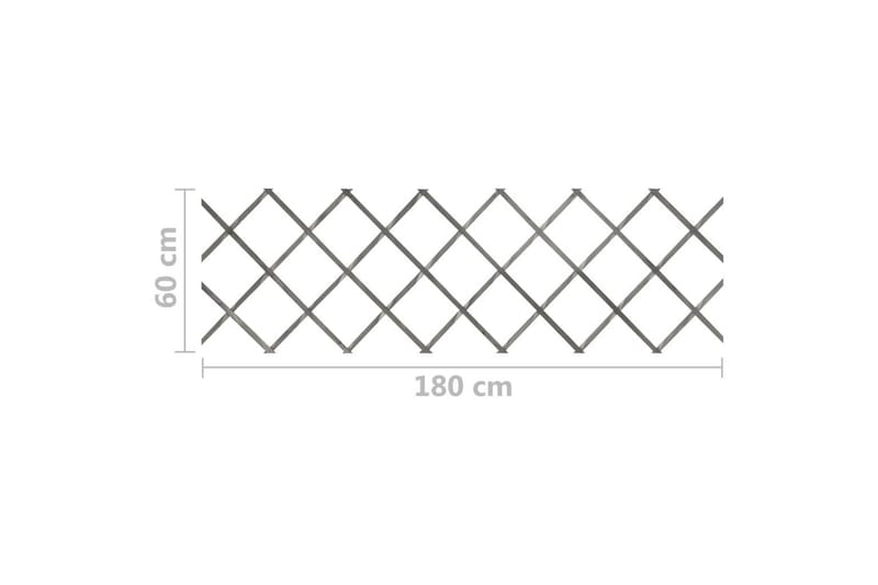 Espaliergjerder 5 stk heltre gran 180x60 cm grå - Grå - Hagemøbler & utemiljø - Hagedekorasjon & utemiljø - Gjerder & Grinder