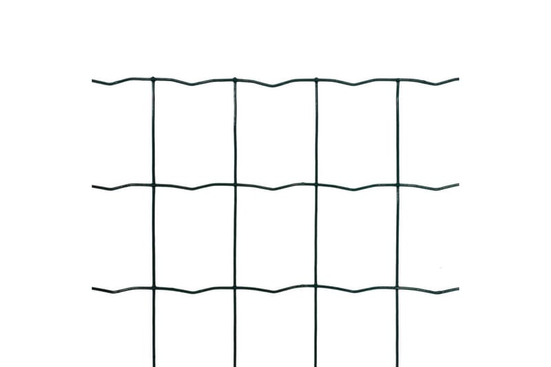 Euro gjerde stål 10 x 1,0 m grønn - Hagemøbler & utemiljø - Hagedekorasjon & utemiljø - Gjerder & Grinder