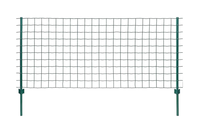 Euro gjerde stål 20x0,8 m grønn - Hagemøbler & utemiljø - Hagedekorasjon & utemiljø - Gjerder & Grinder