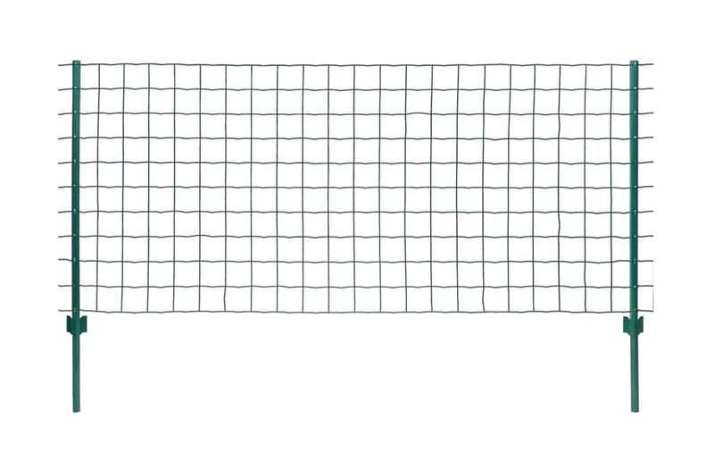 Euro gjerde stål 20x0,8 m grønn - Hagemøbler & utemiljø - Hagedekorasjon & utemiljø - Gjerder & Grinder