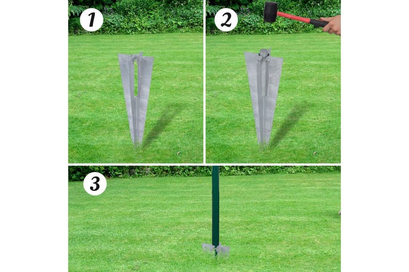 Euro gjerde stål 25 x 0,8 m grønn - Hagemøbler & utemiljø - Hagedekorasjon & utemiljø - Gjerder & Grinder