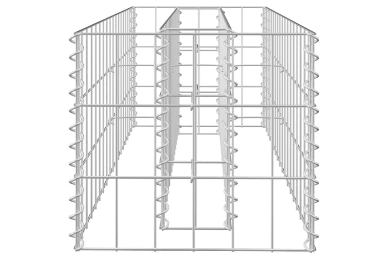 Gabion høybed galvanisert stål 90x30x30 cm - Hagemøbler & utemiljø - Hagedekorasjon & utemiljø - Gjerder & Grinder