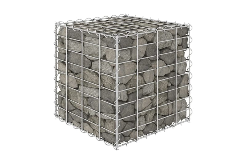 Gabion høybed kubeformet ståltråd 40x40x40 cm - Hagemøbler & utemiljø - Hagedekorasjon & utemiljø - Gjerder & Grinder