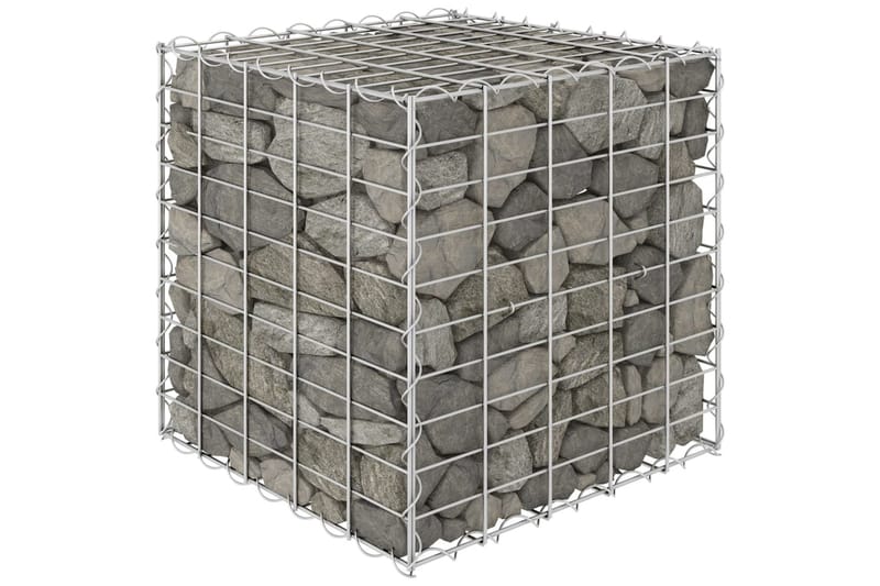 Gabion høybed kubeformet ståltråd 50x50x50 cm - Hagemøbler & utemiljø - Hagedekorasjon & utemiljø - Gjerder & Grinder