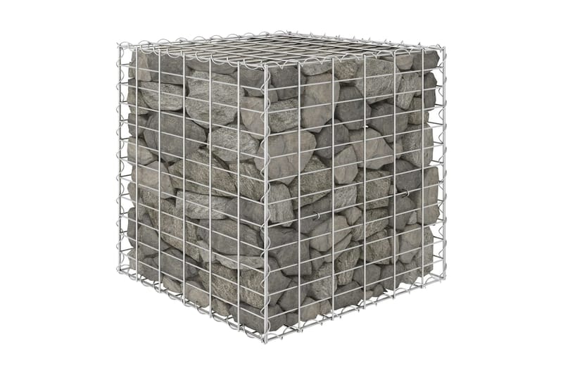 Gabion høybed kubeformet ståltråd 60x60x60 cm - Hagemøbler & utemiljø - Hagedekorasjon & utemiljø - Gjerder & Grinder