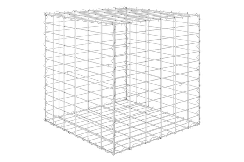 Gabion høybed kubeformet ståltråd 60x60x60 cm - Hagemøbler & utemiljø - Hagedekorasjon & utemiljø - Gjerder & Grinder