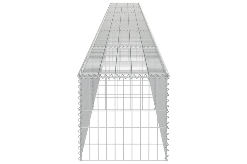 Gabion med topp- og bunndekke galvanisert stål 900x50x50 cm - Hagemøbler & utemiljø - Hagedekorasjon & utemiljø - Gjerder & Grinder