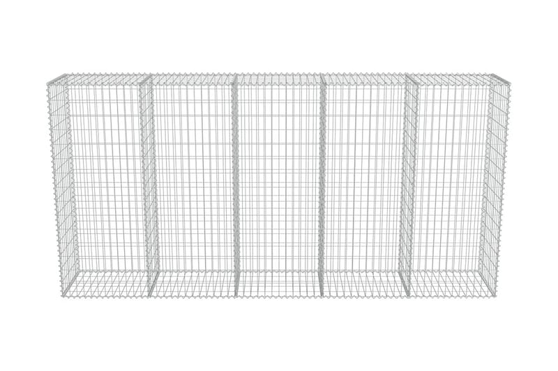 Gabion med topp- og bunnlokk galvanisert stål 300x50x150 cm - Hagemøbler & utemiljø - Hagedekorasjon & utemiljø - Gjerder & Grinder