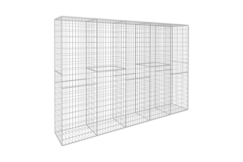 Gabion med topp- og bunnlokk galvanisert stål 300x50x200 cm - Hagemøbler & utemiljø - Hagedekorasjon & utemiljø - Gjerder & Grinder