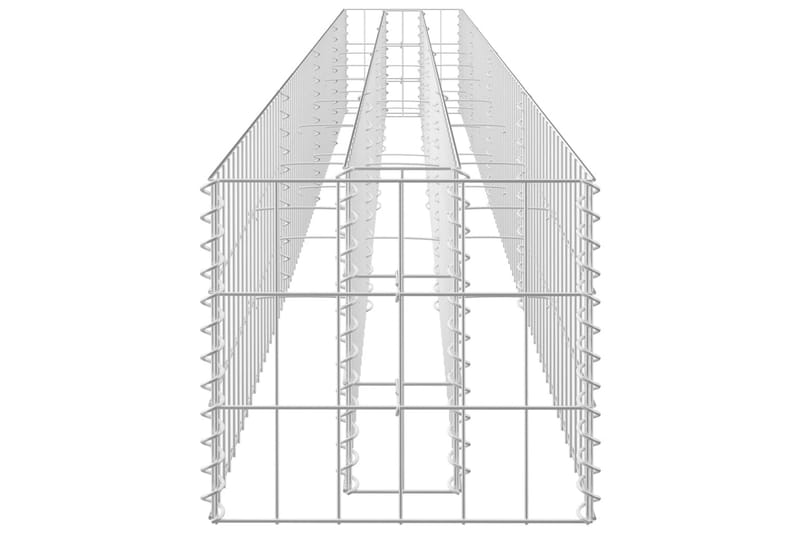 Gabionbed høybed galvanisert stål 360x30x30 cm - Hagemøbler & utemiljø - Hagedekorasjon & utemiljø - Gjerder & Grinder