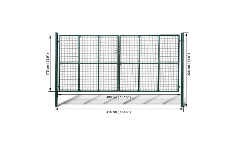 Hagenetting Hageport 415 x 225 cm/400 x 175 cm - Hagemøbler & utemiljø - Hagedekorasjon & utemiljø - Gjerder & Grinder