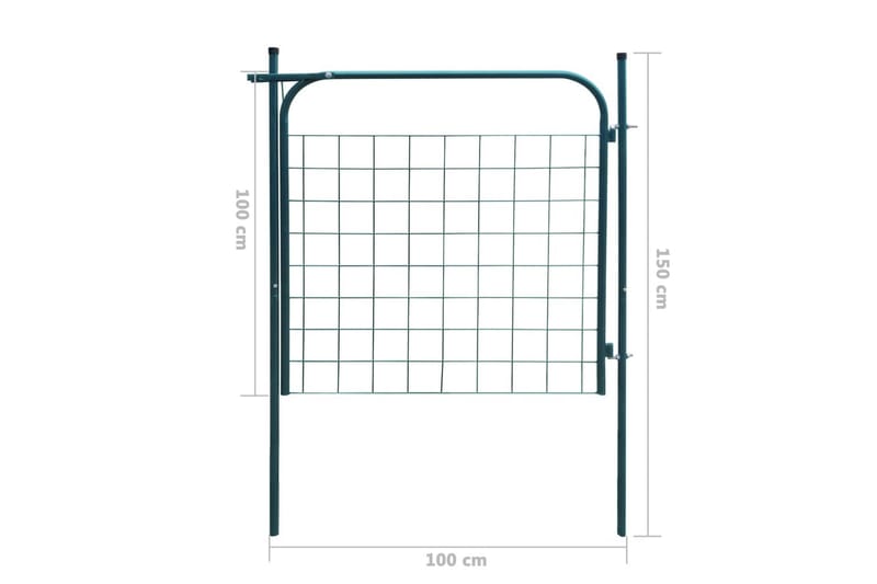 Hageport 100x100 cm antrasitt - Hagemøbler & utemiljø - Hagedekorasjon & utemiljø - Gjerder & Grinder