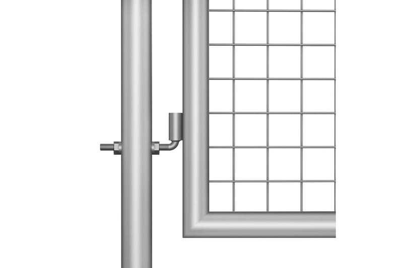 Hageport galvanisert stål 306x225 cm sølv - Hagemøbler & utemiljø - Hagedekorasjon & utemiljø - Gjerder & Grinder