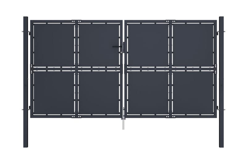 Hageport stål 300x150 cm antrasitt - Hagemøbler & utemiljø - Hagedekorasjon & utemiljø - Gjerder & Grinder