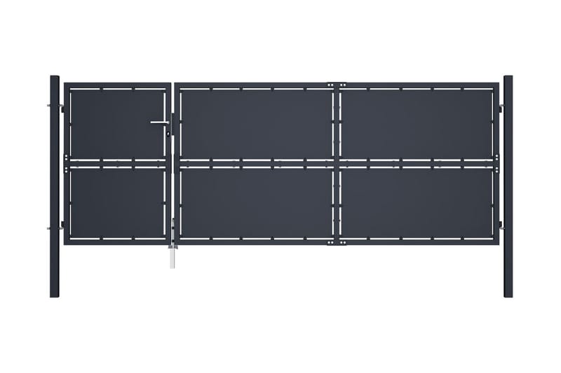 Hageport stål 350x125 cm antrasitt - Hagemøbler & utemiljø - Hagedekorasjon & utemiljø - Gjerder & Grinder