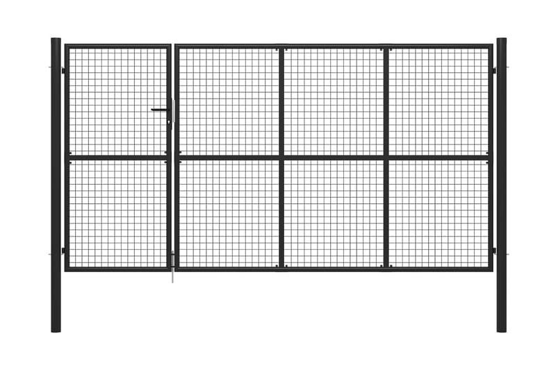 Hageport stål 350x150 cm antrasitt - Hagemøbler & utemiljø - Hagedekorasjon & utemiljø - Gjerder & Grinder