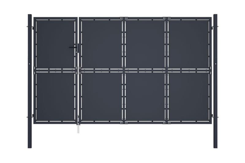 Hageport stål 350x150 cm antrasitt - Hagemøbler & utemiljø - Hagedekorasjon & utemiljø - Gjerder & Grinder