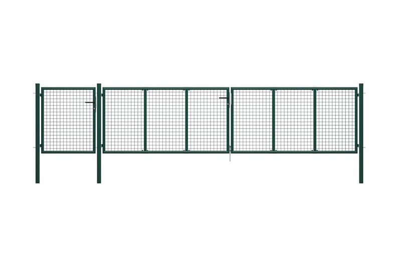 Hageport stål 500x75 cm grønn - grønn - Hagemøbler & utemiljø - Hagedekorasjon & utemiljø - Gjerder & Grinder