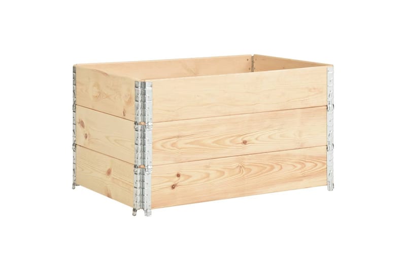 Pallekarmer 3 stk 50x100 cm heltre furu - Hagemøbler & utemiljø - Hagedekorasjon & utemiljø - Gjerder & Grinder