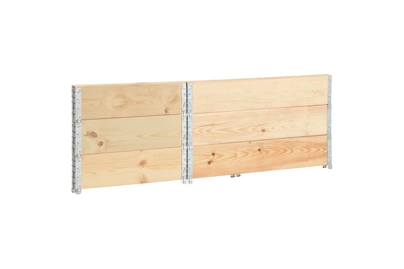 Pallekarmer 3 stk 50x100 cm heltre furu - Hagemøbler & utemiljø - Hagedekorasjon & utemiljø - Gjerder & Grinder