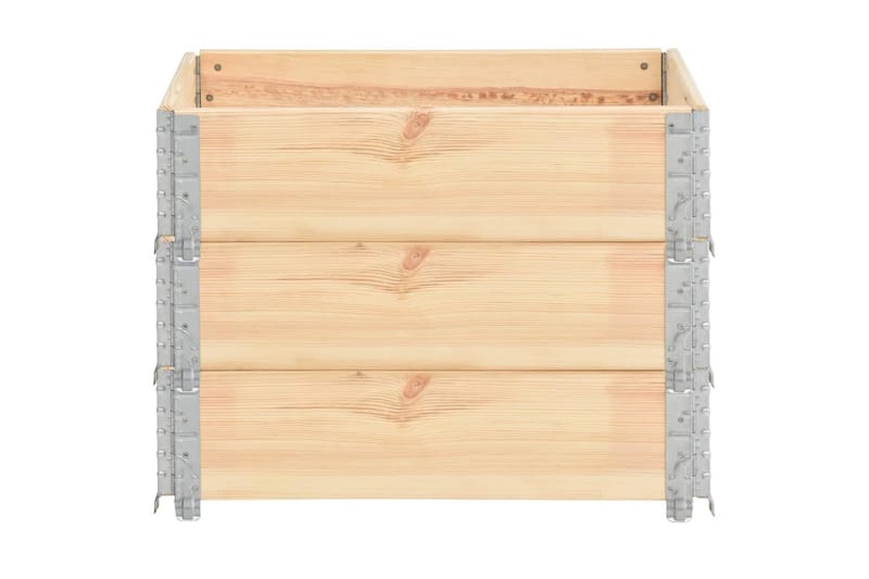 Pallekarmer 3 stk 60x80 cm heltre furu - Hagemøbler & utemiljø - Hagedekorasjon & utemiljø - Gjerder & Grinder