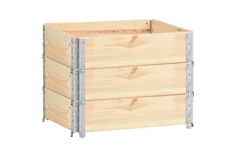 Pallekarmer 3 stk 60x80 cm heltre furu - Hagemøbler & utemiljø - Hagedekorasjon & utemiljø - Gjerder & Grinder