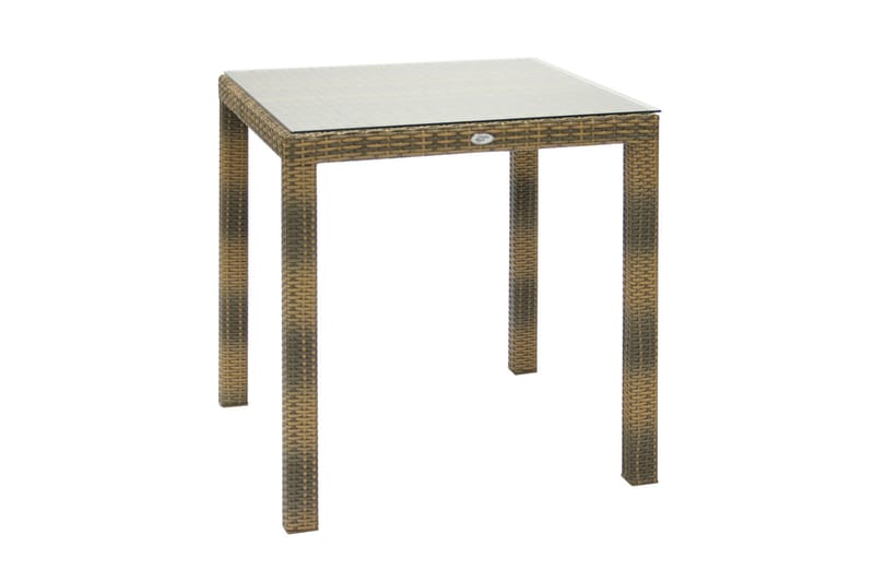 Cafesett WICKER bord og 2 stoler 73x73xH71cm - Hagemøbler & utemiljø - Hagegruppe - Spisegrupper hage