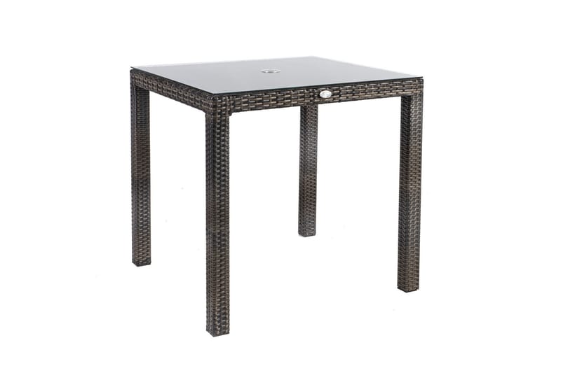 Cafesett WICKER bord og 2 stoler 73x73xH71cm - Hagemøbler & utemiljø - Hagegruppe - Spisegrupper hage