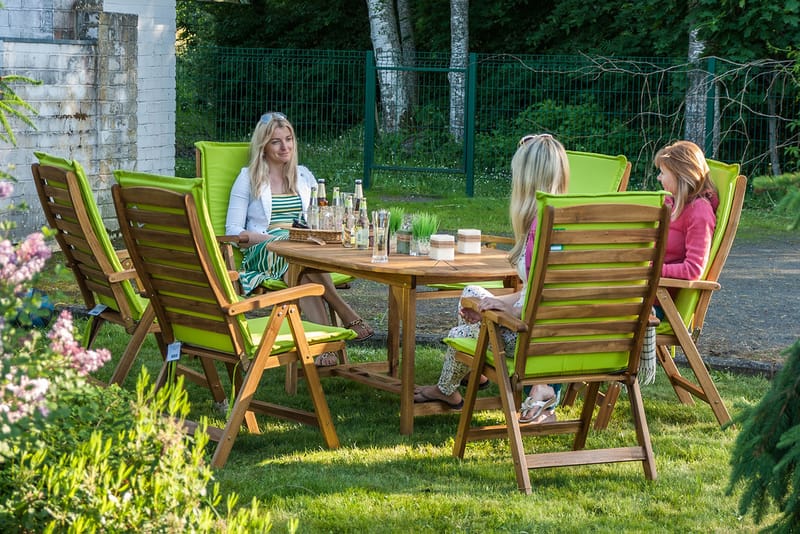 Hagegruppe FINLAY bord og 6 stoler - Hagemøbler & utemiljø - Hagegruppe - Spisegrupper hage