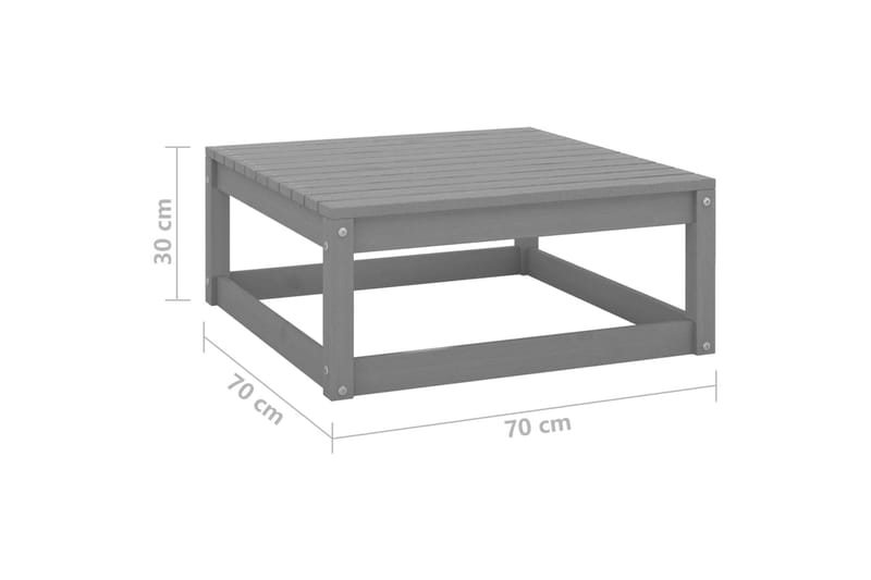 Hagesofagruppe 11 deler heltre furu - Grå - Hagemøbler & utemiljø - Loungemøbler - Loungegrupper