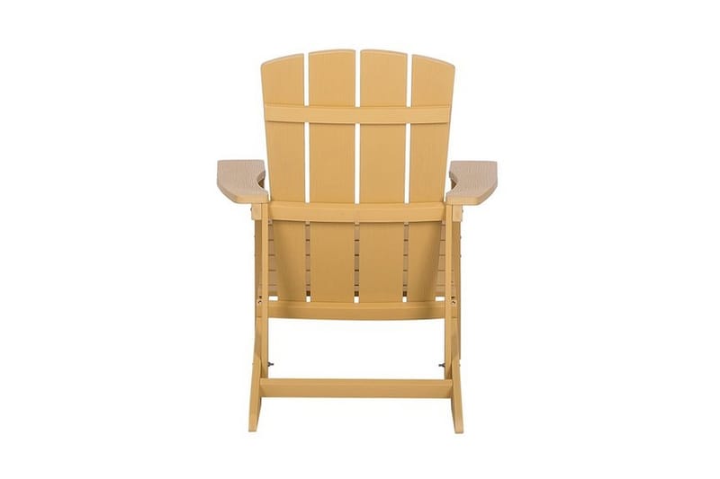 Dekkstol Adirondack 88 | 75 | 88 cm - Gul - Hagemøbler & utemiljø - Stoler & Lenestoler - Solstoler - Dekkstol