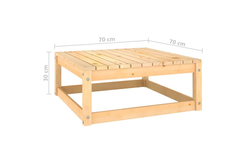 Hagesofagruppe 10 deler heltre furu - Brun - Hagemøbler & utemiljø - Loungemøbler - Loungegrupper