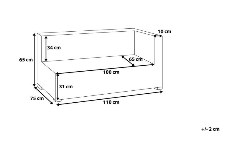 Loungegruppe Comfy 76 cm - Grå - Hagemøbler & utemiljø - Loungemøbler - Loungegrupper