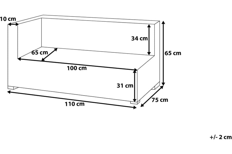 Loungegruppe Comfy 76 cm - Grå - Hagemøbler & utemiljø - Loungemøbler - Loungegrupper