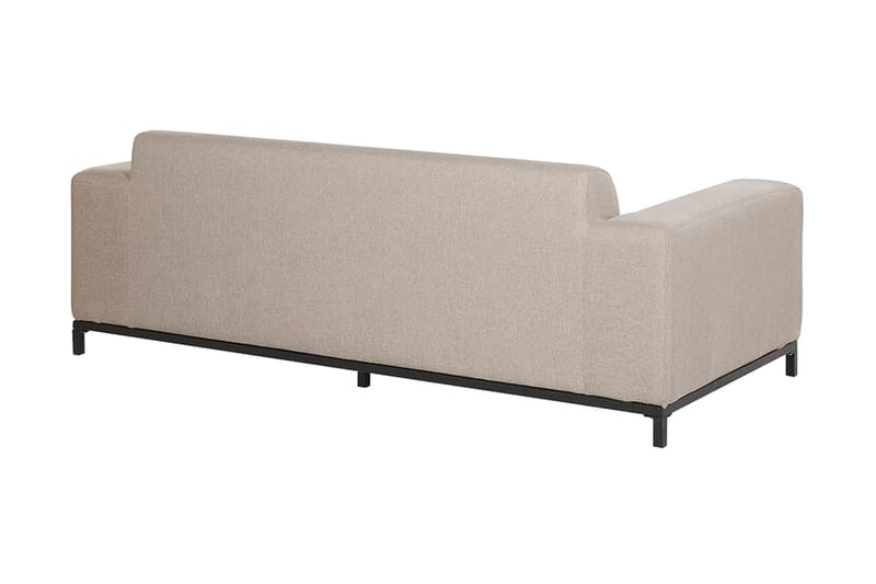 Loungegruppe Hughen 5-seter - Beige / Svart - Hagemøbler & utemiljø - Loungemøbler - Loungegrupper