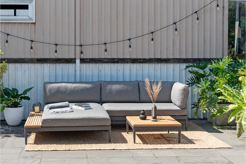 Loungegruppe Panjin 4-seter Svart - Lifestyle Garden - Loungegrupper - Sofagruppe utendørs