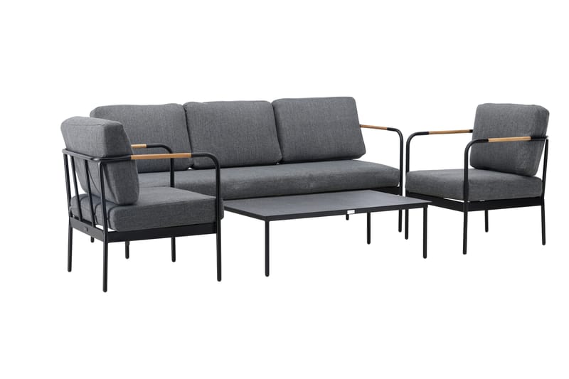 Pehnna Sofa Gruppe 5-seter - Svart - Hagemøbler & utemiljø - Loungemøbler - Loungegrupper