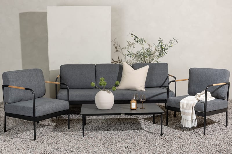 Pehnna Sofa Gruppe 5-seter - Svart - Hagemøbler & utemiljø - Loungemøbler - Loungegrupper