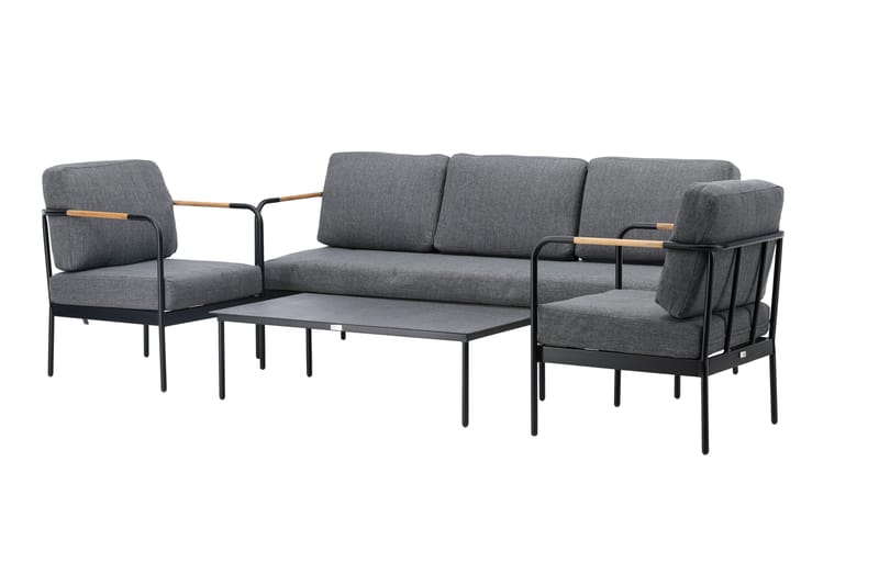 Pehnna Sofa Gruppe 5-seter - Svart - Hagemøbler & utemiljø - Loungemøbler - Loungegrupper