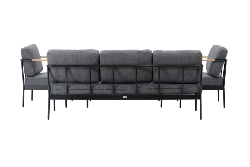 Pehnna Sofa Gruppe 5-seter - Svart - Hagemøbler & utemiljø - Loungemøbler - Loungegrupper