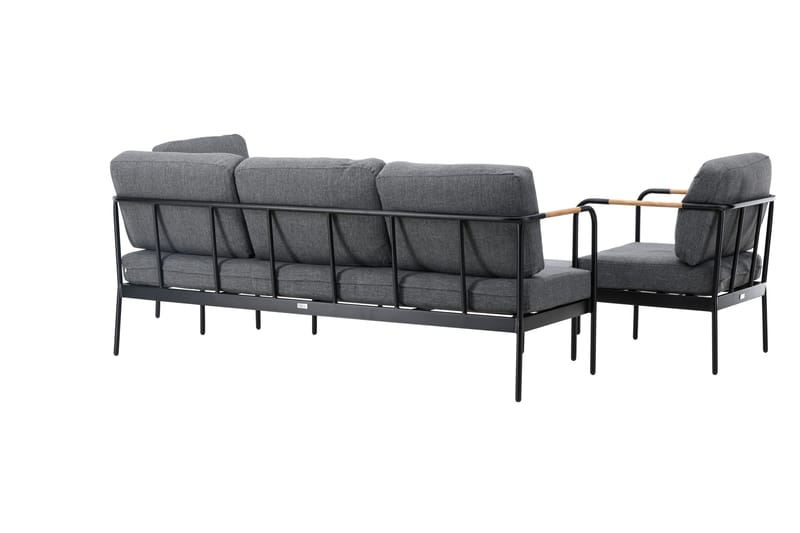 Pehnna Sofa Gruppe 5-seter - Svart - Hagemøbler & utemiljø - Loungemøbler - Loungegrupper