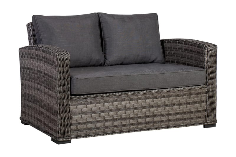 Sofa GENEVA 2-seter 129x78xH78cm grå - Hagemøbler & utemiljø - Loungemøbler - Loungegrupper