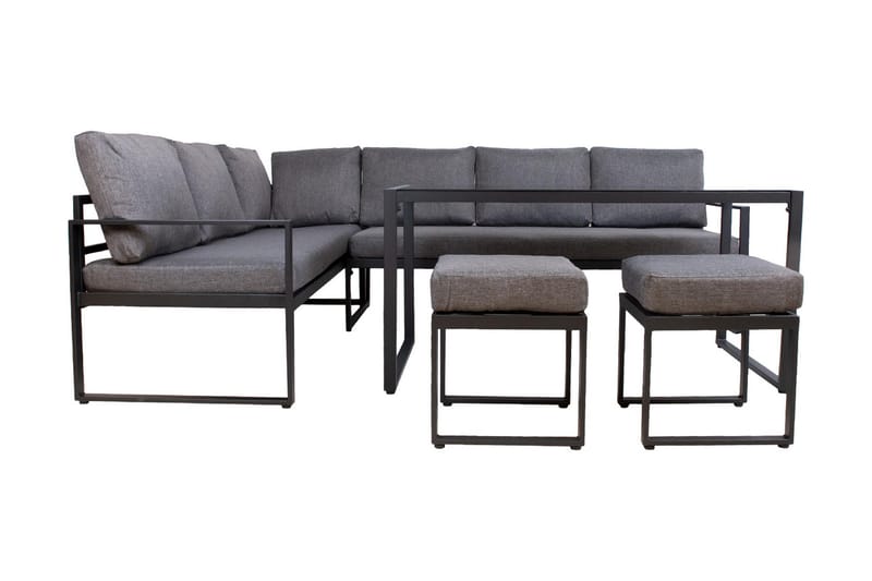 Sofagruppe Leipzig med hjørnesofa - Hagemøbler & utemiljø - Loungemøbler - Loungegrupper